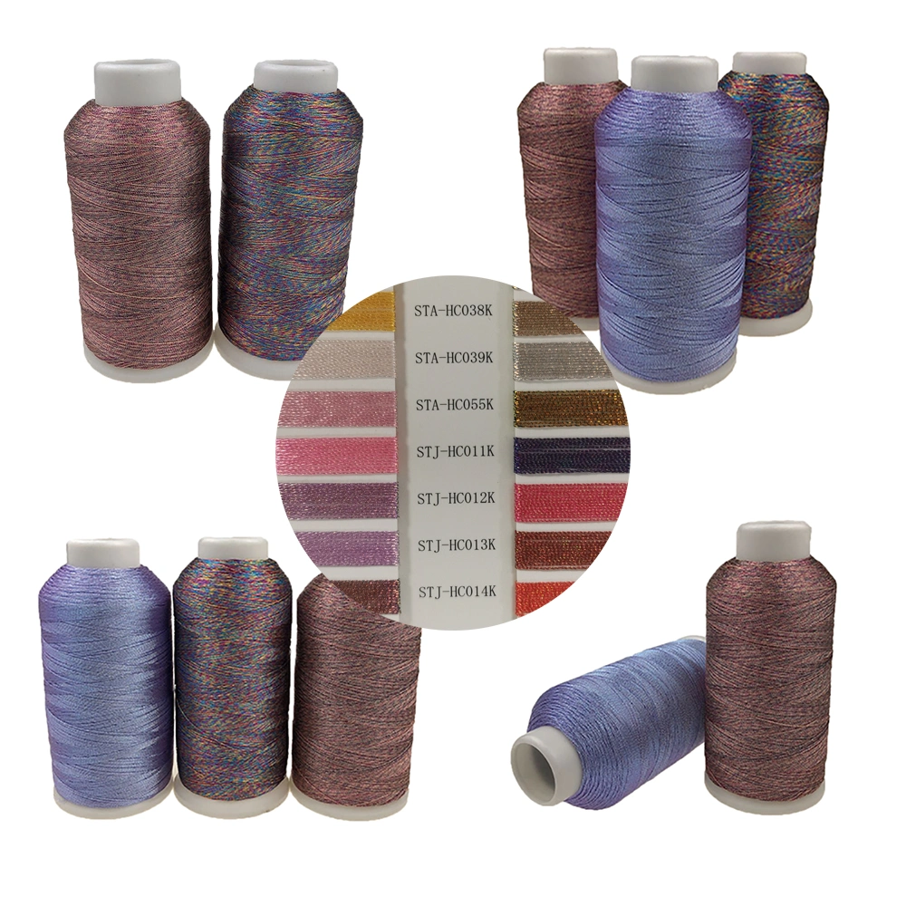 Polyester Core Metallic Thread 3 Strands for Handcrafted Creator